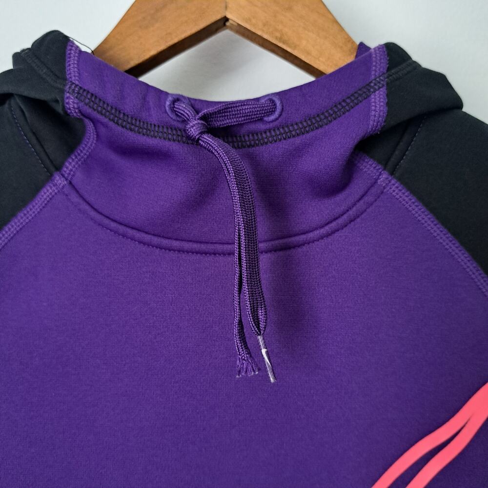 Nike Therma FIt Purple and Black Women's Small Activeware Athletic Hoodie - Picture 5 of 8